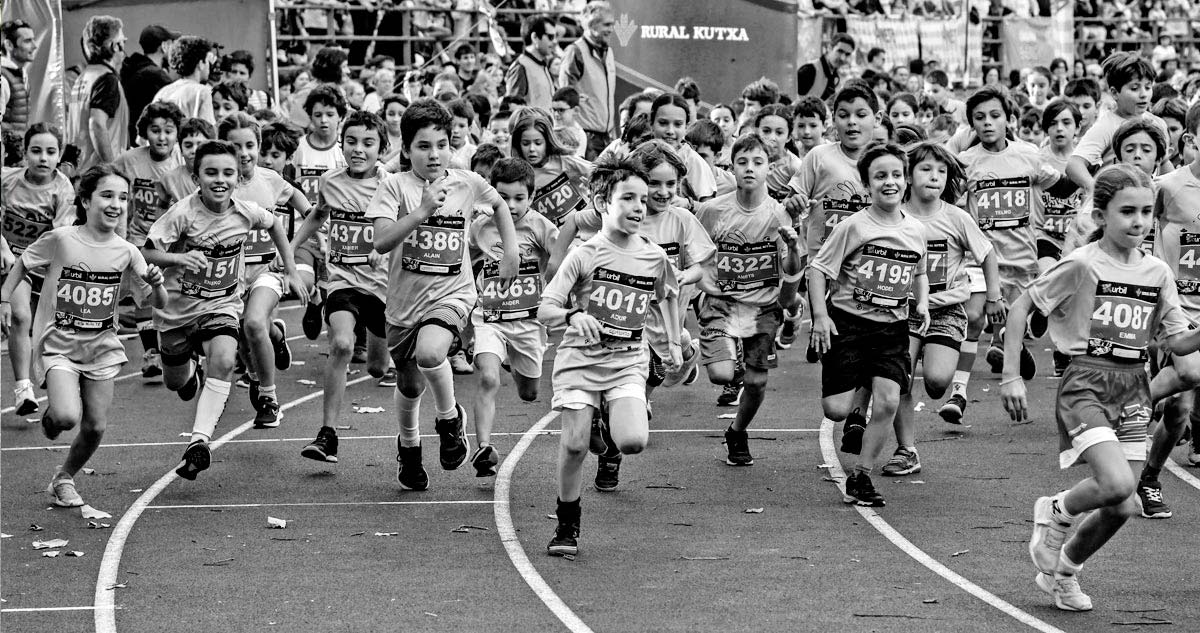 Enfants qui courent